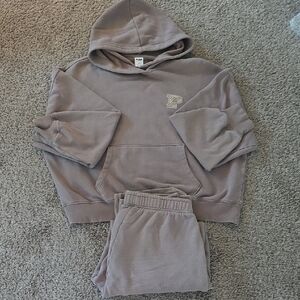 PINK Victoria's Secret Taupe Hoodie